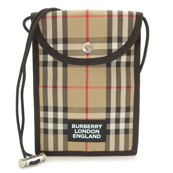 burberryminibag Burberry Check Micro Bag Beige