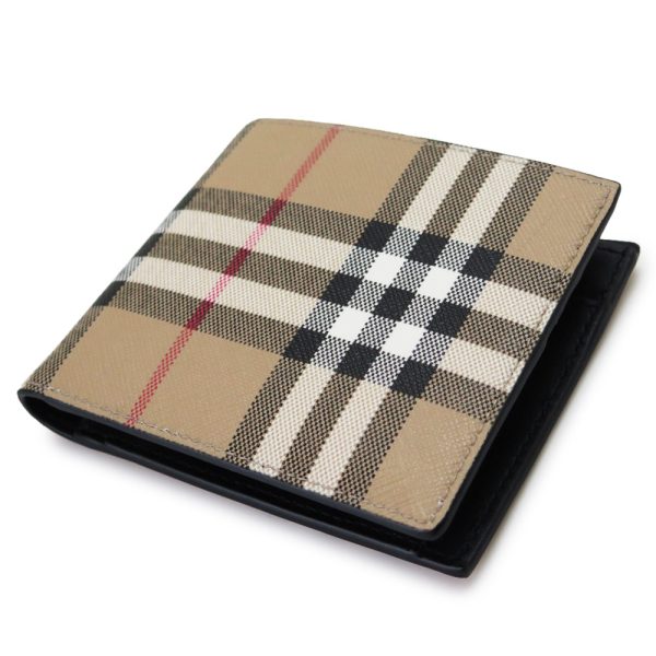 burberryvcheck 1 Burberry Wallet Check Archive Beige