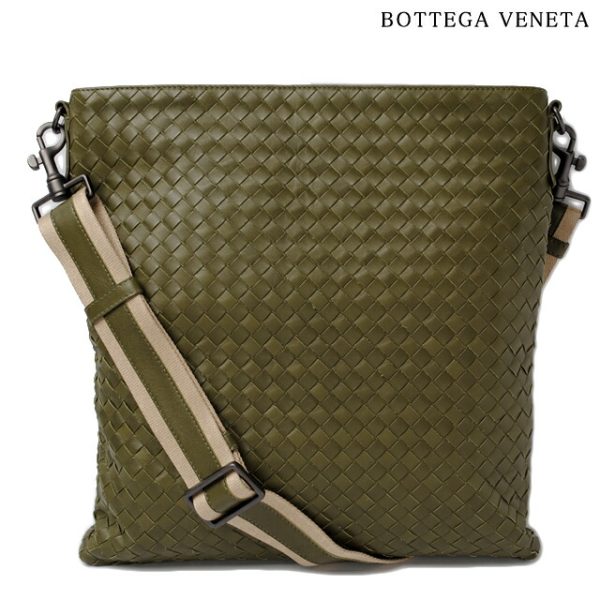 bv 113 15 1 Bottega Veneta Shoulder Bag Intrecciato Khaki