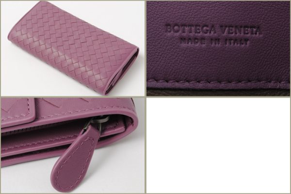 bv 114 15 2 Bottega Veneta Long Wallet Intrecciato Nappa Purple