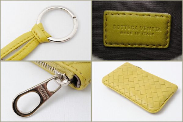 bv 120 15 2 Bottega Veneta Key Case Nappa Yellow