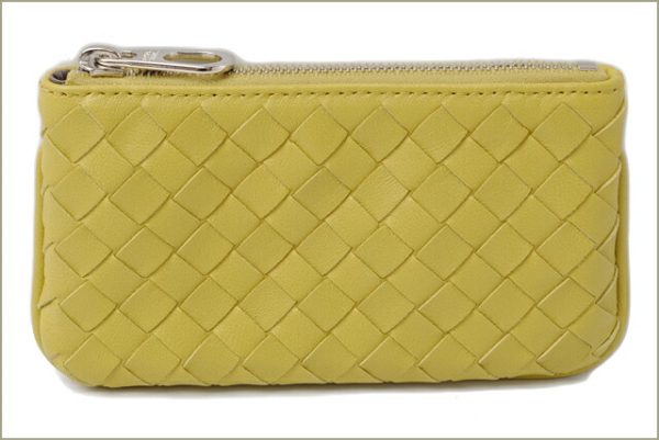 bv 120 15 4 Bottega Veneta Key Case Nappa Yellow