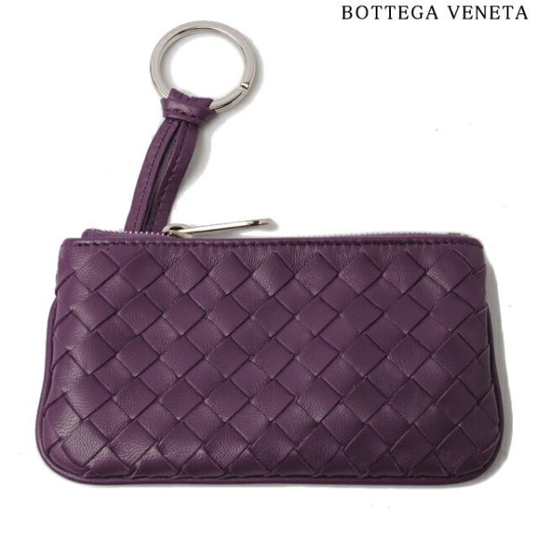 bv 122 15 1 Bottega Veneta Key Case Nappa Purple