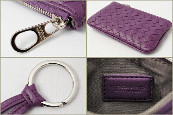 bv 122 15 2 Bottega Veneta Key Case Nappa Purple