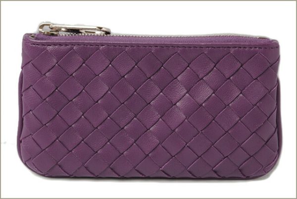 bv 122 15 4 Bottega Veneta Key Case Nappa Purple