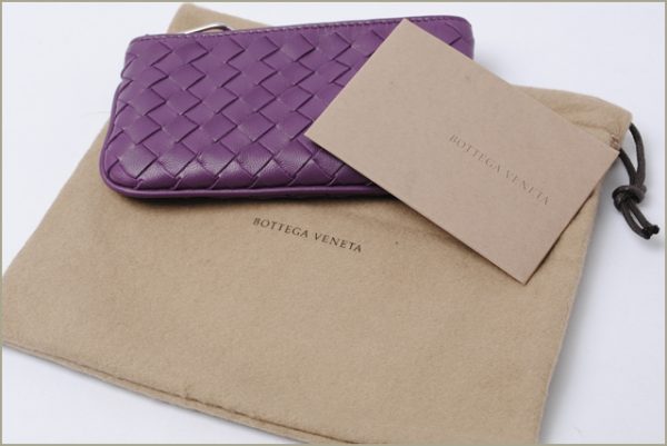 bv 122 15 5 Bottega Veneta Key Case Nappa Purple