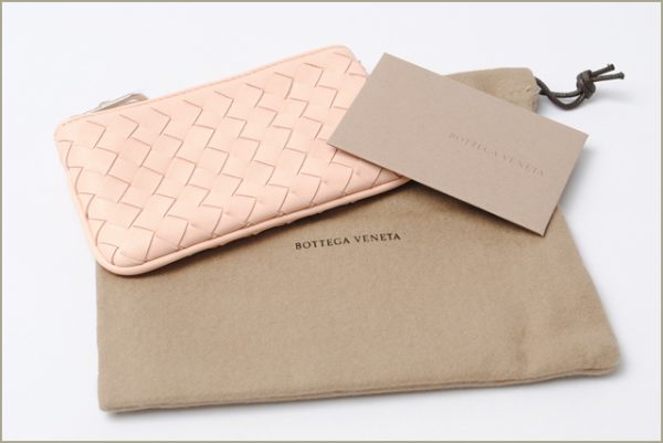 bv 123 15 5 Bottega Veneta Key Case Nappa Pink