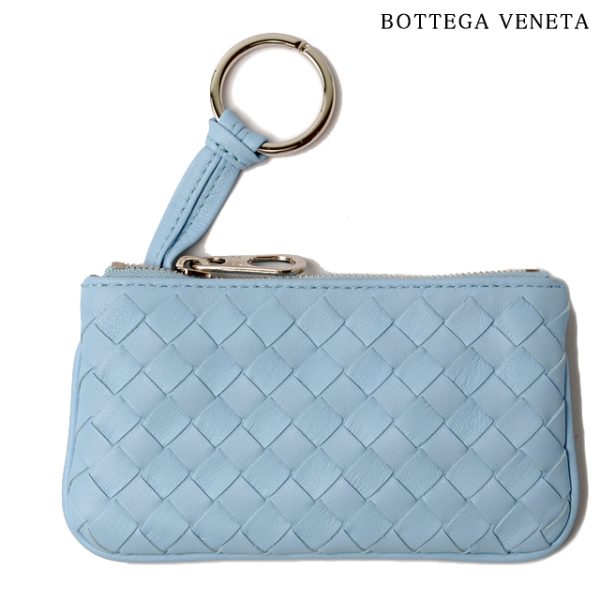 bv 128 15 1 Bottega Veneta Key Case Nappa Blue