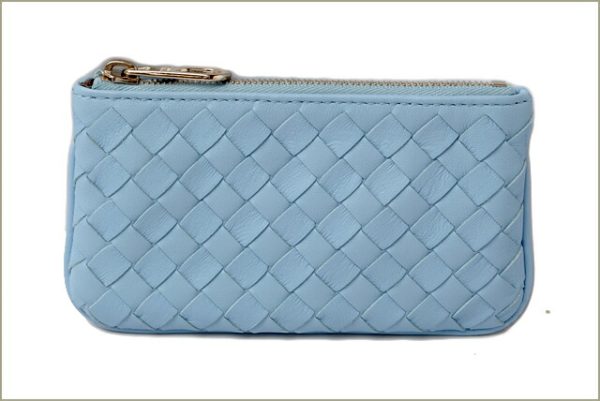 bv 128 15 4 Bottega Veneta Key Case Nappa Blue