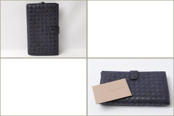 bv 16 004 5 Bottega Veneta Wallet Intrecciato Blue