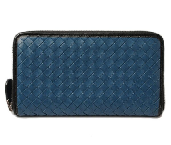 bv 16 005 1 Bottega Veneta Long Wallet Blue