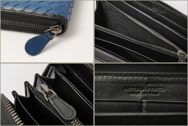 bv 16 005 2 Bottega Veneta Long Wallet Blue