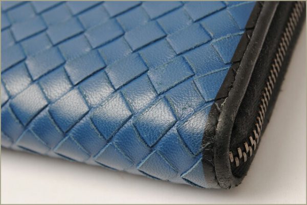 bv 16 005 4 Bottega Veneta Long Wallet Blue