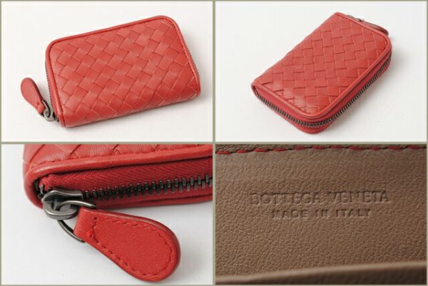 bv 16 012 2 Bottega Veneta Coin Case Nappa Red