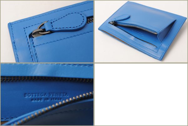 bv 16 030 4 Bottega Veneta Card Case Intrecciato Blueette