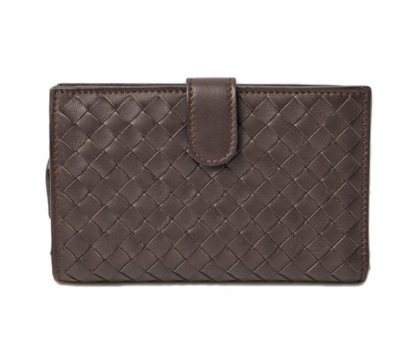 bv 16 054 1 Bottega Veneta Wallet Intrecciato Espresso