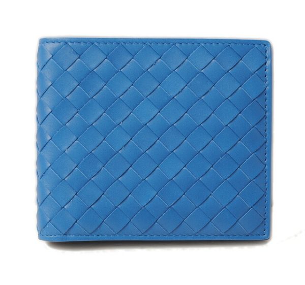 bv 16 063 1 Bottega Veneta Wallet Intrecciato Peacock Blue