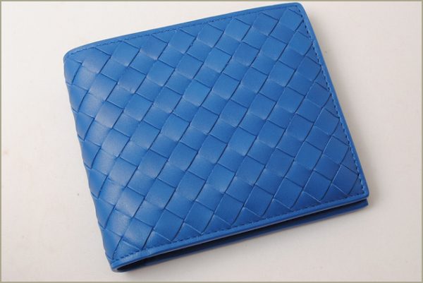 bv 16 063 3 Bottega Veneta Wallet Intrecciato Peacock Blue