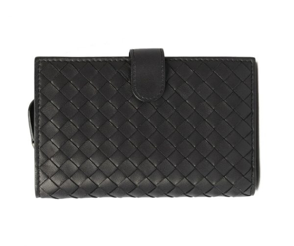 bv 18 025 1 Bottega Veneta Wallet Intrecciato Blue