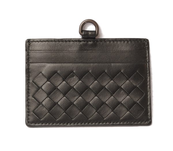 bv 18 026 1 Bottega Veneta Card Case Intrecciato Nappa Black