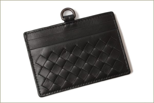 bv 18 026 2 Bottega Veneta Card Case Intrecciato Nappa Black