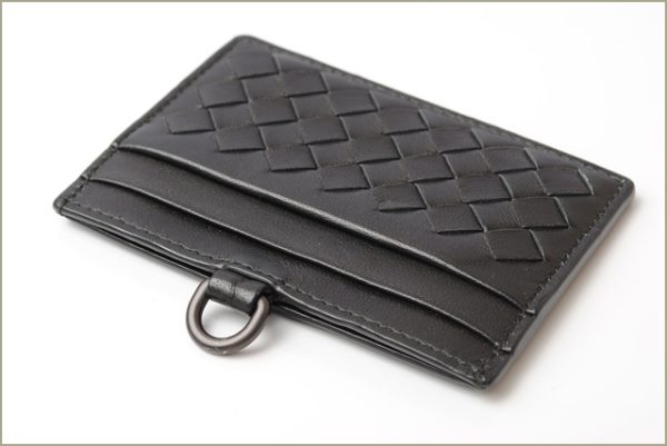 bv 18 026 3 Bottega Veneta Card Case Intrecciato Nappa Black