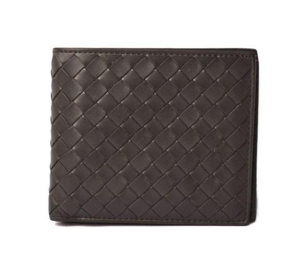 bv 18 047 1 Bottega Veneta Wallet Intrecciato Black