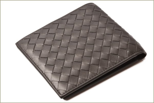 bv 18 047 3 Bottega Veneta Wallet Intrecciato Black