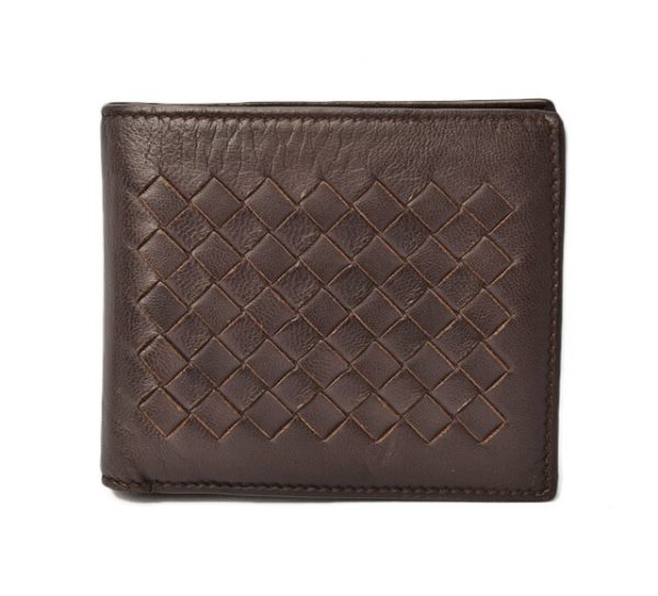 bv 18 051 1 Bottega Veneta Wallet Intrecciato Brown