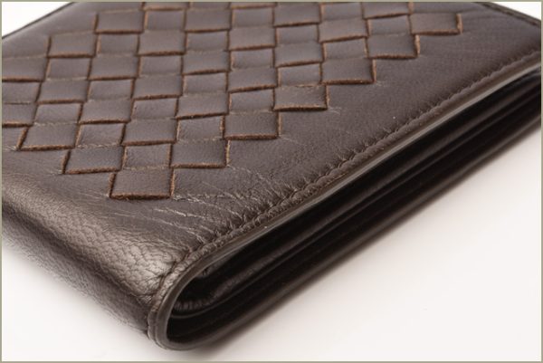 bv 18 051 5 Bottega Veneta Wallet Intrecciato Brown