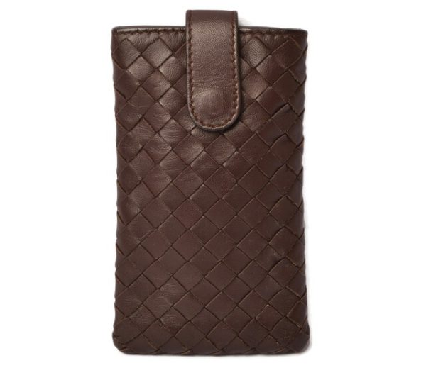 bv 18 052 1 Bottega Veneta iPhone Case Intrecciato Brown