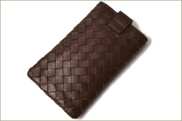 bv 18 052 3 Bottega Veneta iPhone Case Intrecciato Brown