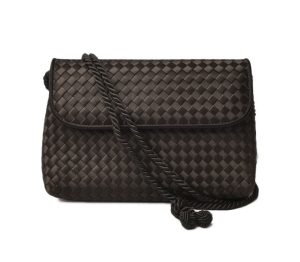 bv 18 055 1 Bottega Veneta Shoulder Bag Black Brown