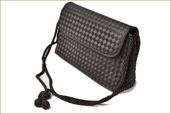 bv 18 055 5 Bottega Veneta Clutch Bag Satin Black