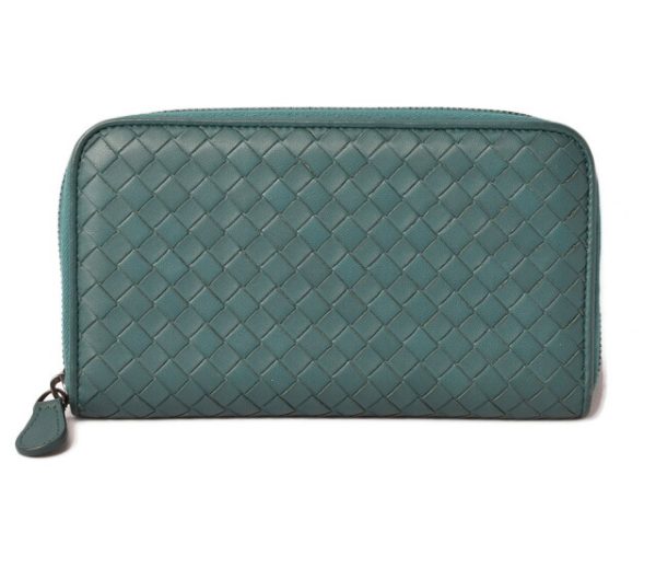 bv 18 056 1 Bottega Veneta Long Wallet Deep Green