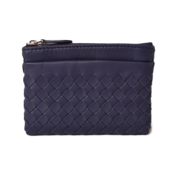 bv 18 071 1 Bottega Veneta Key Case Nappa Blue