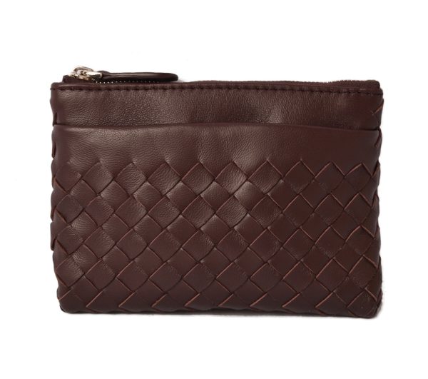 bv 18 072 1 Bottega Veneta Coin Case Nappa Burgundy