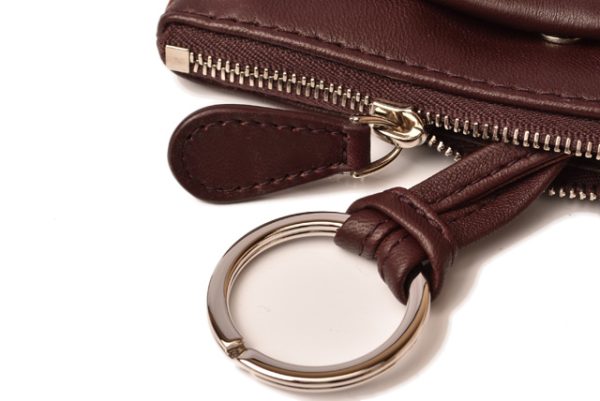 bv 18 072 4 Bottega Veneta Coin Case Nappa Burgundy