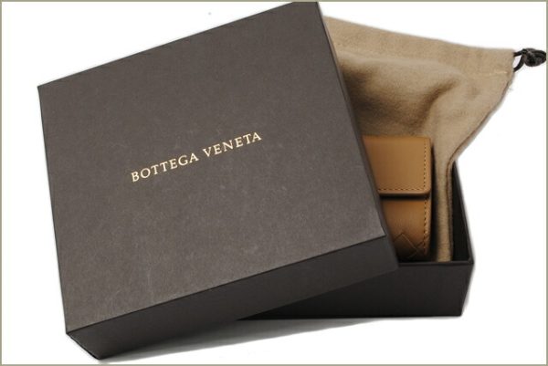 bv 182 15 4 Bottega Veneta Key Case Intrecciato Nappa Camel