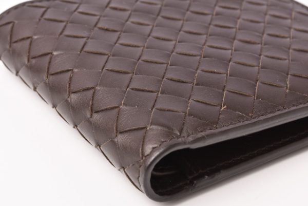 bv 19 010 4 Bottega Veneta Wallet Intrecciato Brown