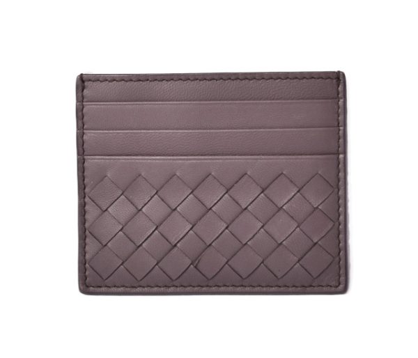 bv 19 027 1 Bottega Veneta Card Case Intrecciato Nappa Black