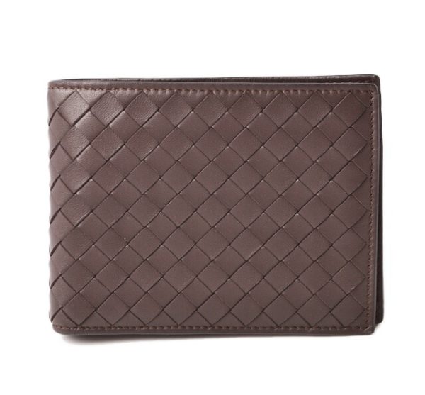 bv 19 044 1 Bottega Veneta Wallet Intrecciato Brown