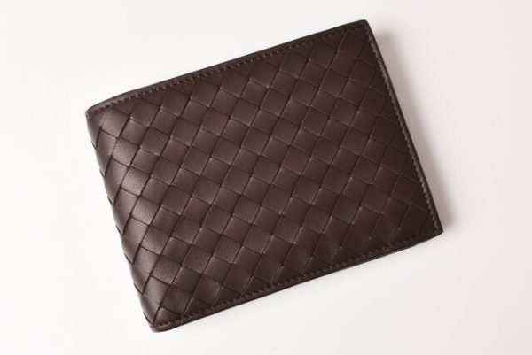 bv 19 044 2 Bottega Veneta Wallet Intrecciato Brown