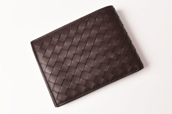 bv 19 044 3 Bottega Veneta Wallet Intrecciato Brown