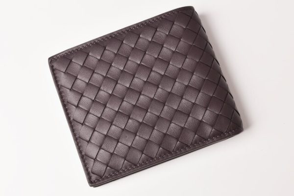 bv 19 050 3 Bottega Veneta Wallet Intrecciato Brown