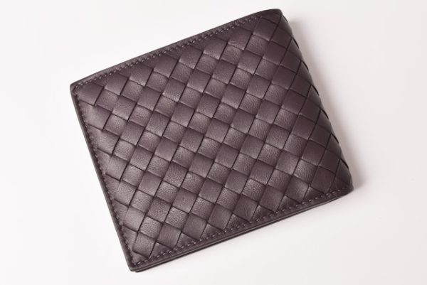 bv 19 050 3 Bottega Veneta Wallet Intrecciato Brown Black