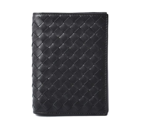 bv 19 054 1 Bottega Veneta Wallet Intrecciato Black