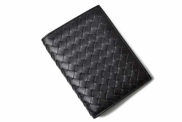 bv 19 054 2 Bottega Veneta Wallet Intrecciato Black