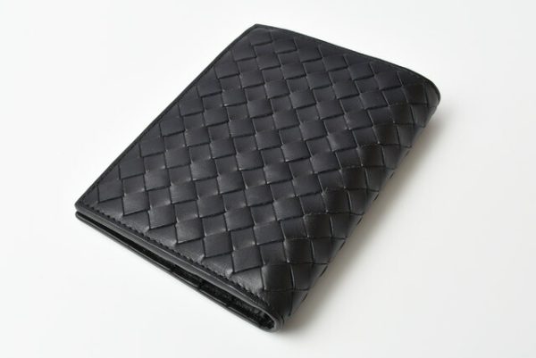 bv 19 054 3 Bottega Veneta Wallet Intrecciato Black