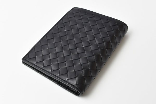 bv 19 054 3 Bottega Veneta Wallet Intrecciato Black